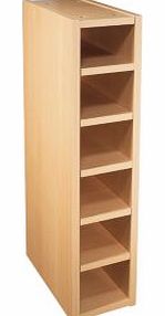 IT Kitchens Beech Style Wine Rack Cabinet (W)150mm