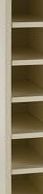 IT Kitchens Gloss Cream Wine Rack Cabinet (W)150mm