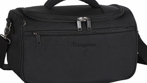 IT Luggage Black Lightweight Vanity Case