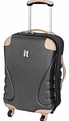 IT Luggage IT PC Protect Medium 4 Wheel Suitcase - Charcoal