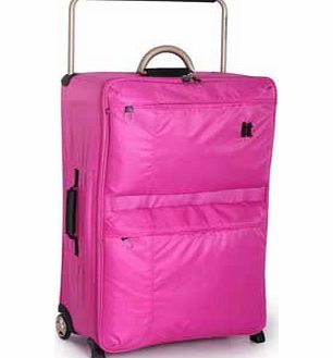IT Luggage IT Worlds Lightest Large 2 Wheel Suitcase - Pink