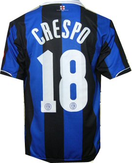 Italian teams  06-07 Inter Milan home (Crespo 18)