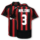 Italian teams Adidas 06-07 AC Milan home (Maldini 3) CL style