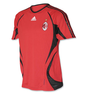Italian teams Adidas 06-07 AC Milan Training shirt (red)