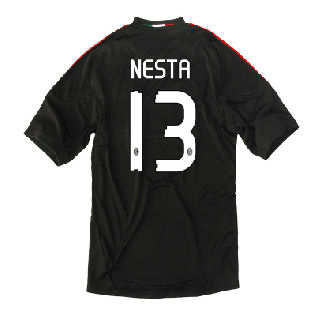 Italian teams Adidas 2010-11 AC Milan 3rd Shirt (Nesta 13)