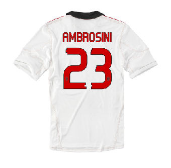 Adidas 2010-11 AC Milan Away Shirt (Ambrosini 23)