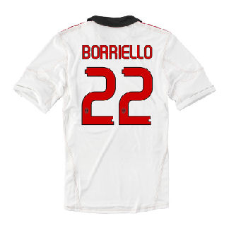 Adidas 2010-11 AC Milan Away Shirt (Borriello 22)