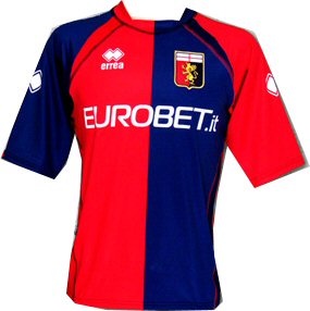 Italian teams Errea 06-07 Genoa home