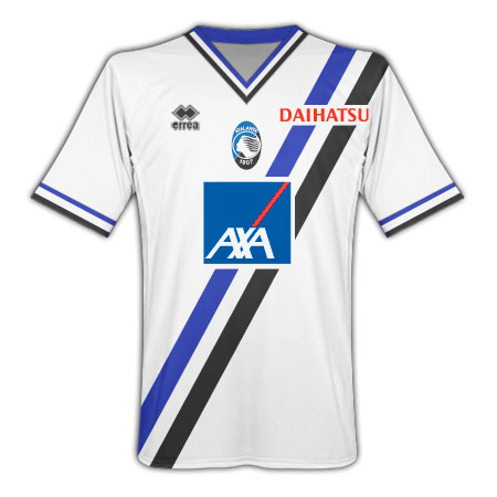 Errea 2010-11 Atalanta Away Errea Football Shirt