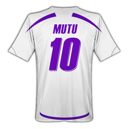Italian teams Lotto 09-10 Fiorentina away (Mutu 10)
