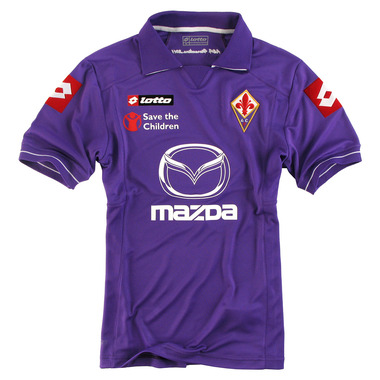 Italian teams Lotto 2011-12 Fiorentina Lotto Home Football Shirt