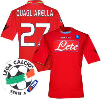 Italian teams Macron 09-10 Napoli 3rd (Quagliarella 27)