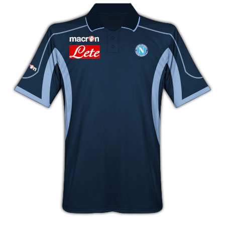 Italian teams Macron 2010-11 Napoli Macron Polo Shirt (Navy)
