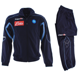 Italian teams Macron 2010-11 Napoli Macron Tracksuit (Navy)