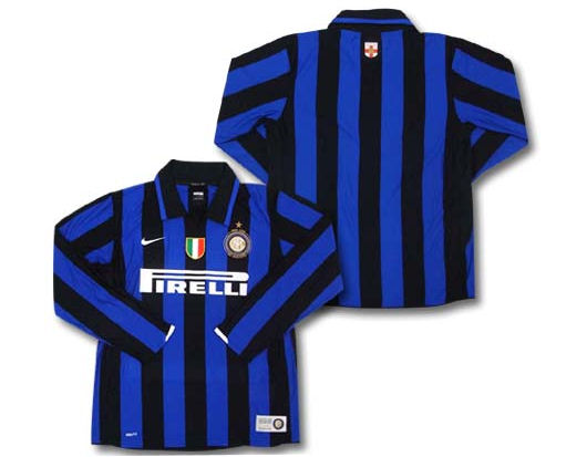 Italian teams Nike 07-08 Inter Milan L/S home