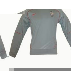 Italian teams Nike 07-08 Juventus L/S Lightweight Top - Grey