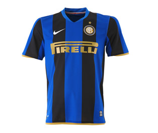 Italian teams Nike 08-09 Inter Milan home