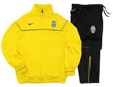 Nike 08-09 Juventus Woven Warmup Suit (Yellow) - Kids