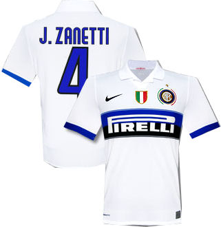 Nike 09-10 Inter Milan away (J.Zanetti 4)