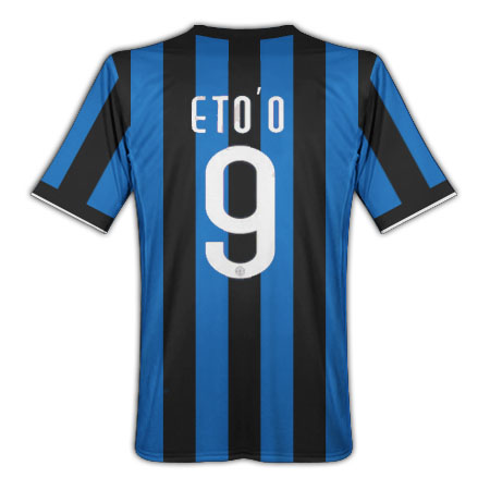 Italian teams Nike 09-10 Inter Milan home (Etoo 9)