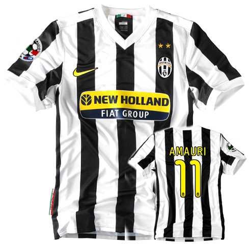 Italian teams Nike 09-10 Juventus home (Amauri 11)
