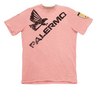 Italian teams Palermo 2478 09-10 Palermo Eagle T-Shirt (pink)