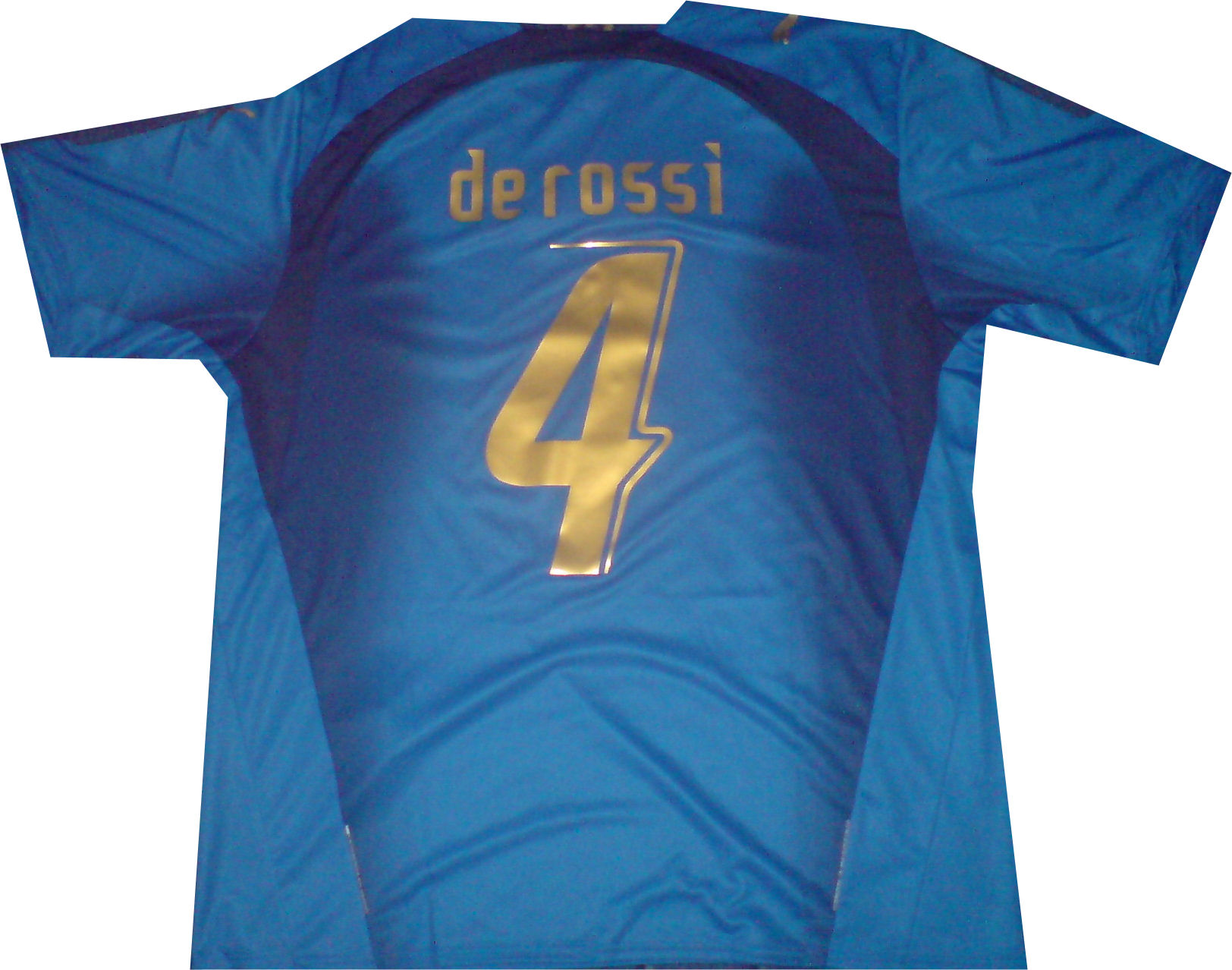 Official 06-07 Italy home football shirt with authentic