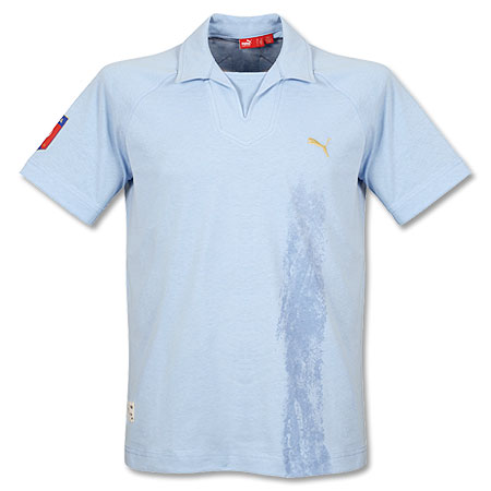 Italy Puma 08-09 Italy Polo Shirt (Light Blue)