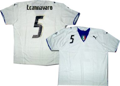 Puma Italy away (F.Cannavaro 5) 06/07