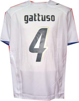 Puma Italy away (Gattuso 4) 06/07