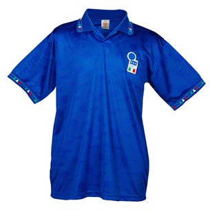 Italy Toffs Italy 1994 World Cup Home Shirt
