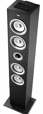 Itek I58004 FM Radion Tower Speaker Dock - Black