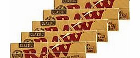 5 Pack of Raw Paper RAW King Size Slim Rolling Papers 5 Booklets = 160 Papers ITK_Trade