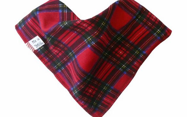 Its a Bibble Red Tartan Baby Bandana Bib by Its a Bibble