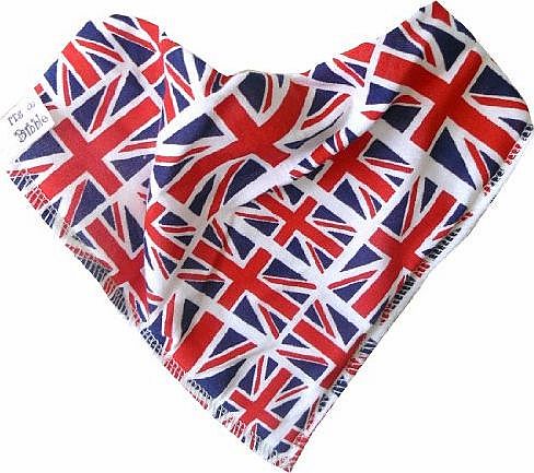 Union Jack Baby Bandana Bib by Its a Bibble