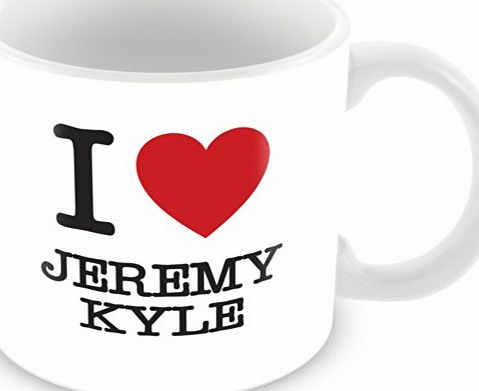 ITservices I Love Jeremy Kyle Personalised Mug Gift (customise with any name, message, text, photo or colour) - Celebrity fan tribute