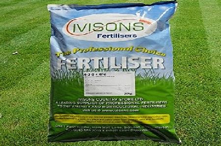 Ivisons 10kg Ivisons Autumn/Winter Professional Lawn Feed Grass Fertiliser amp; Moss Killer