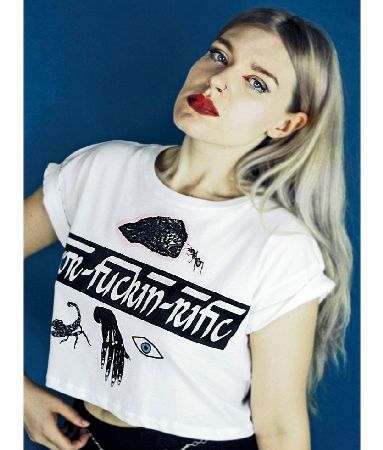 Ivory Jar Hor-fuckin-rific Crop Top