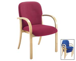 executive wood frame chair