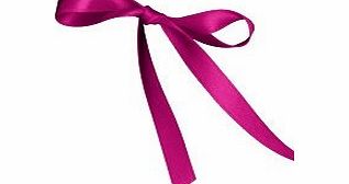 iWorldApparel Fuschia 25mm Satin Double Faced Ribbon (5mts Lengths)
