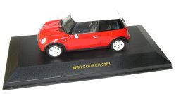 Ixo 1:43 Scale 2001 BMW Mini Cooper Red & White