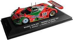 Ixo 1:43 Scale Mazda 787B #55 Winner Le Mans 1991