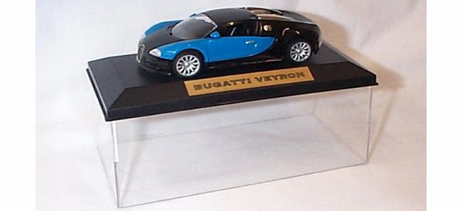 ixo blue and black bugatti veyron car 1.43 scale diecast model