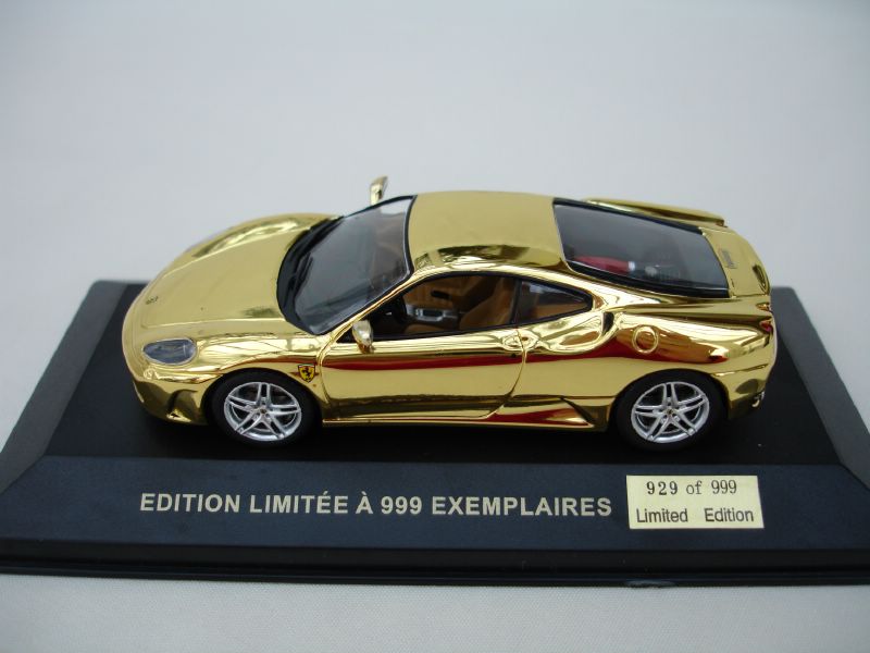 ixo Gold Plated Ferrari F430 Limited Edition of
