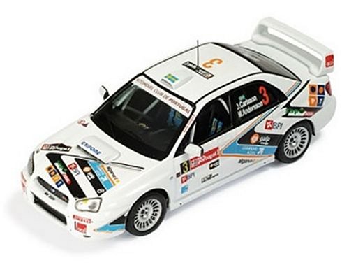IXO Subaru Impreza WRX (2005 Winner Rally Portugal) in White (1:43 scale)