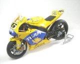 Yamaha YZR-M1 (Valentino Rossi 2006) in Yellow (1:12 scale) Diecast Model Motorbike