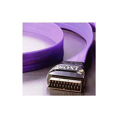 IXOS 1.5m Flat Profile SCART Cable