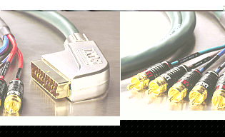 Ixos 115AV (XHT401-150) 1.5m Scart to 6x Phono Lead