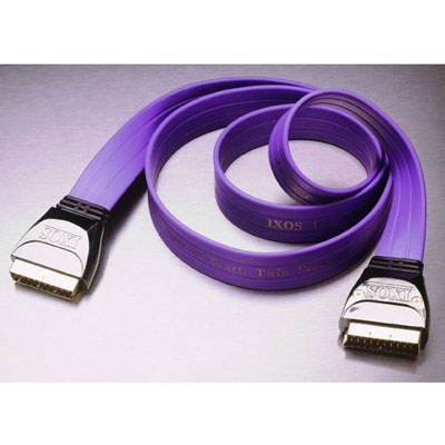IXOS 3m Flat Profile SCART Cable