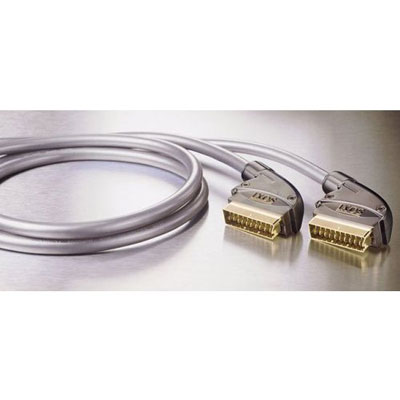 3m SCART Cable with Silver Plating, 21pin
